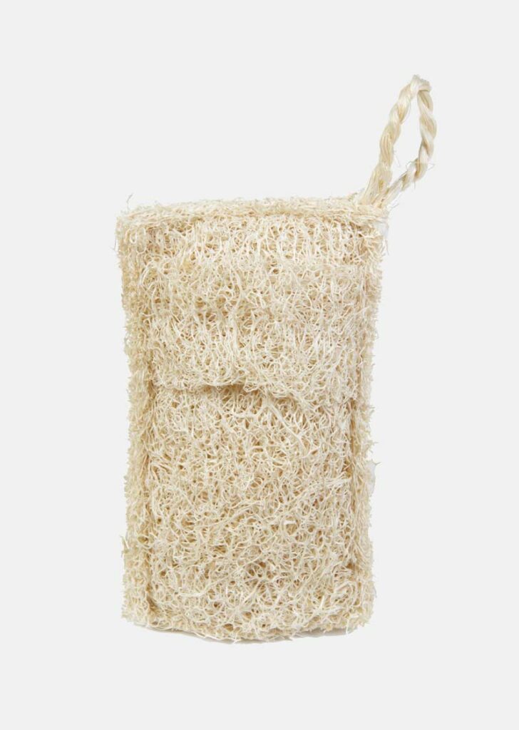 Éponge Luffa Naturelle Et Lavable - Zéro Déchet - Pour Le Corps Et La Vaisselle - Taille Unique